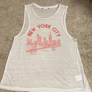 EXPRESS NYC graphic tank top